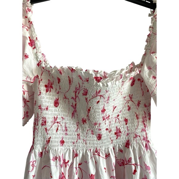 HILL HOUSE Nesli Nap Dress in Rose Botanical Size M - Picture 4 of 7